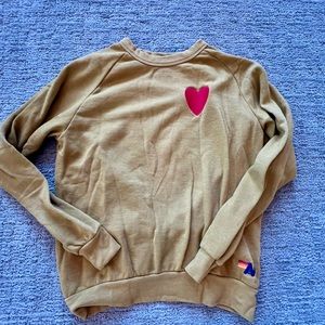 Aviator nation - heart crewneck - S